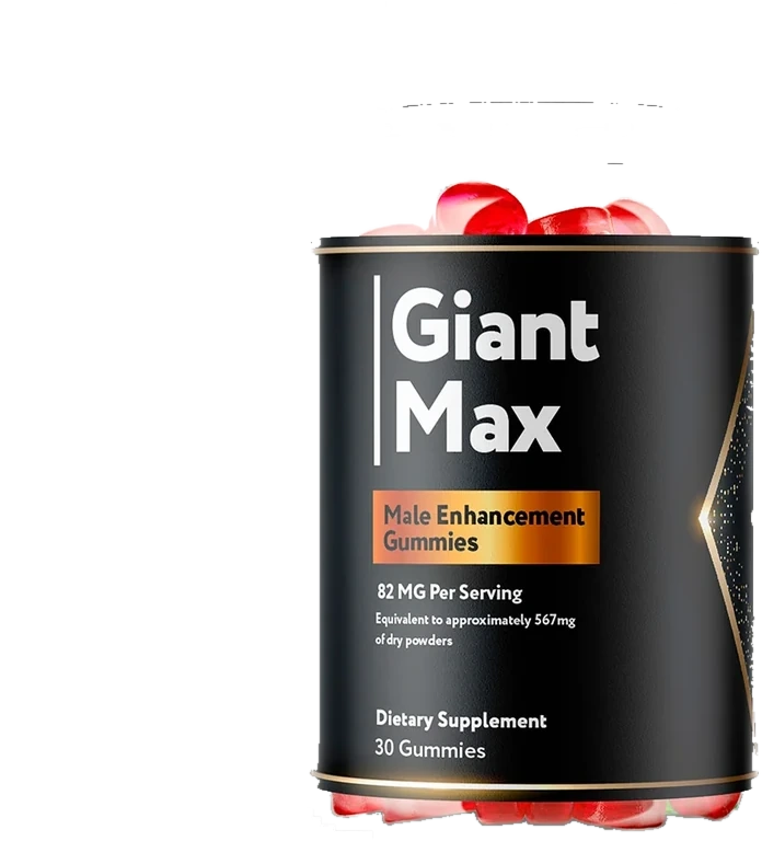 GiantMax single bottle of male vitality gummies, 30 gummies